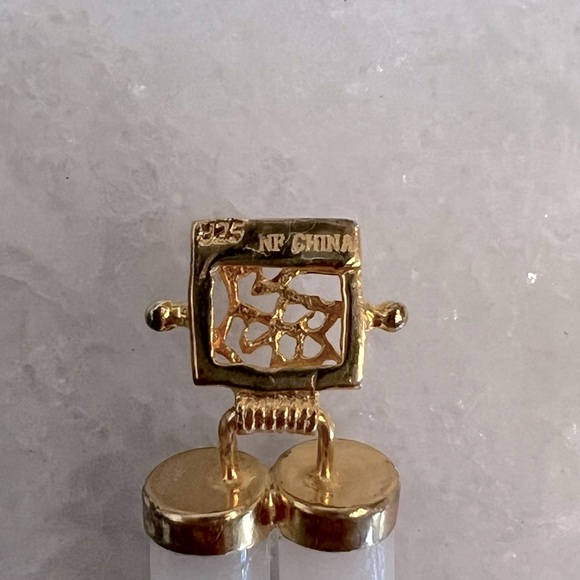 Multicolor Burmese Jade Sterling Silver Double Tube Bracelet - Picture 11 of 11